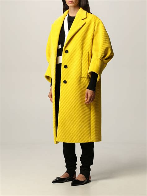 prada yellow corduroy coat|Prada Corduroy Gilet .